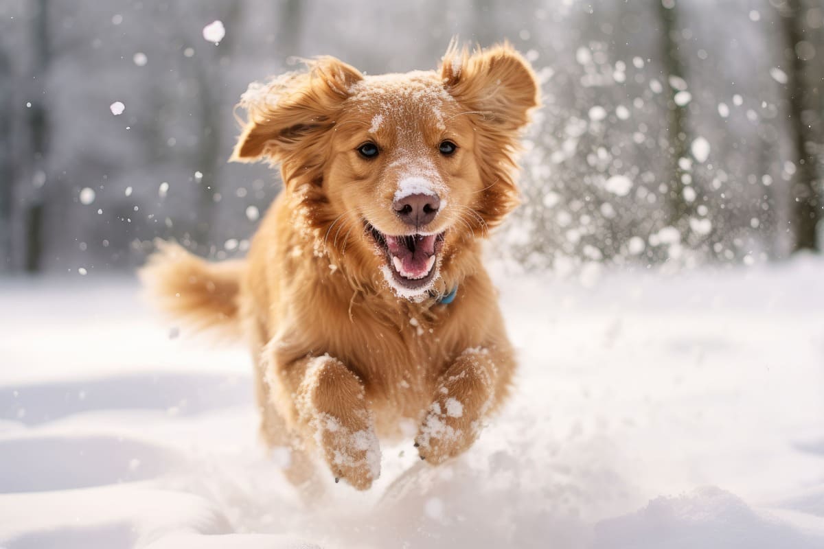 Llevar a tu perro a la nieve: ¿cómo protegerlo bien? 